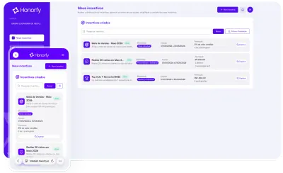 Honorfy: dashboard unificado franquias, ranking nacional franqueados e campanha de incentivo franquias para rede de lojas